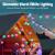 LED Smart Outdoor String Lights with 24-key remote controller, 26.25FT/8 Meters with 20 Dimmable RGBIC LED Bulbs, 5V/10W USB Powered,Indoor/Outside String Lights, IP65 Waterproof, Decor Patio Garden Camping