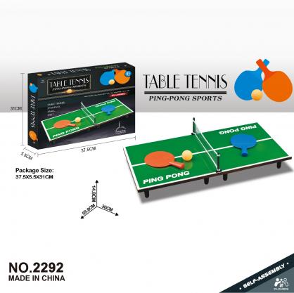 Mini Table Tennis Board Portable Desktop Ping Pong Table for Outdoor Outing or Indoor Large Size (4 sizes for options)