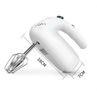 Handmixer Electric Handheld - 7 Adjustable Speed Portable Kitchen Mixer Electric with 4 Stainless Steel Accessories Whisk, Food Beater for Whipping Mixing Cookies Cakes Eggs Dough