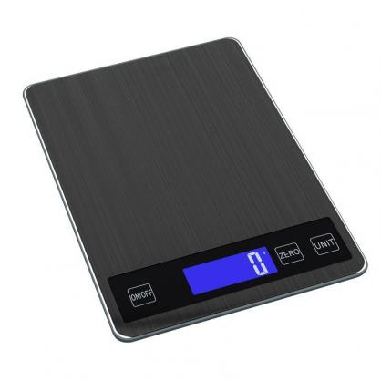 Digital Kitchen Scale (Capacity from 1g - 5000g/10000g/15000g for options) - High Accuracy Precision Food Scale with 9 Units(g/oz/ml/lb/lb:oz/gn/ozt/DWT/ct) - Meat Scale with Back-Lit LCD Display