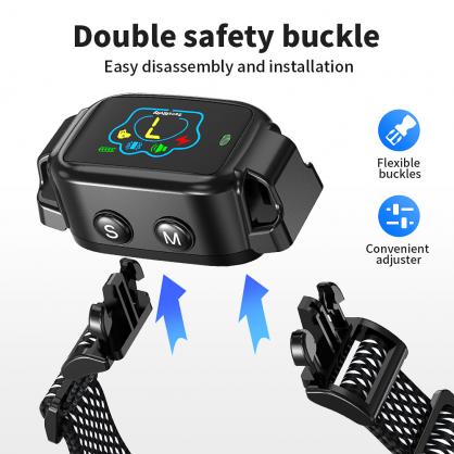 Bark Collar- Smart Dog Bark Collar for Small Medium Large Dogs(15-110lbs), Rechargeable Anti Bark Training Collar with 7 Adjustable Sensitivity, Barking Collar with Beep Vibration Harmless Shock