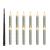 Φ2.2cm * H14.7cm Floating Candles, Threaded LED Taper Candles with Magic Wand Remote Control (12PCS Pack), Operated By 2 x AA Batteries (Battery is Included) - Lighting up to 150 hours