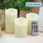 Φ8.0cm LED Flameless RGB Color Changing Candles (3PCS SET) - Battery Operated Electric LED Pillar Candles with Remote Control 4H/8H Setting & Cycling 24 Hours Timer -3D Wick, Realistic Flickering, Vivid Christmas/Festival/Party Decorative Candle Sets