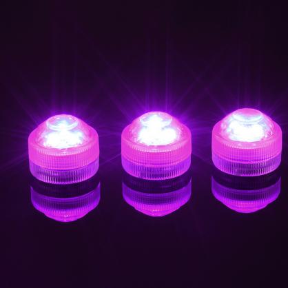 Submersible Led Lights with Remote (10PCS SET, Premium CR2045 Batteries, Super Long Lasting), Small Underwater Tea Lights Candles Waterproof RGB Multi-color Mini Flameless Accent Lights Battery Operated Vase Pool Pond Lantern Decoration Lighting (10pcs)
