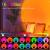 LED Ambient Sunset Projector Lamp (WIFI+Bluetooth+24key Remote Controller), 16 Colors Sunset Projection Lamp with Remote Control, Multiple Colors Projector Light for Photography, Selfie, Home and Bedroom Decor