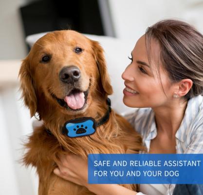 Anti Bark Collar,No Shock Training Dog Collar,Humane with Vibration and Sound Barking Collar for Small/Medium/Large Dogs 5-100lbs