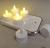 Inductive Rechargeable LED Candle TeaLight (6PCS SET) - Wireless Indudction Flameless LED Candle Lights - Flickering Amber,Battery Operated/Powered Candles,No Wax No Mess, No Fire Risk