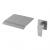 SUS304 Stainless Steel Wall Mounted Bathtub/Washbasin Faucet with waterfall effect wide water outlet, Single Handle for Hot and Cold Water Adjustment SUS304 Stainless Steel Wall Mounted Bathtub/Washbasin Faucet with waterfall effect wide water outlet, Single Handle for Hot and Cold Water Adjustment