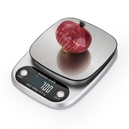 Digital Kitchen Scale - High Accuracy Precision Food Scale with 9 Units(g/oz/ml/lb/lb:oz/gn/ozt/DWT/ct) - Meat Scale with Back-Lit LCD Display