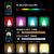 E14 Smart LED Candelabra Bulbs,Bluetooth & Wifi Remote Control,No Hub Required, RGB LED Bulb Compatible with Alexa/Google Assistant/Smart Life, 1/4/6 PCS Pack optional