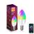 E14 Smart LED Candelabra Bulbs,Bluetooth & Wifi Remote Control,No Hub Required, RGB LED Bulb Compatible with Alexa/Google Assistant/Smart Life, 1/4/6 PCS Pack optional