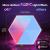 Hexagon Panel Light Set -RGB Hexagon LED Wall Lights with Smart APP Wifi & Bluetooth Remote Control & Music Sync for Halloween Decor, Gaming Decor (3/6/8/10/15/20 PCS Pack optional)