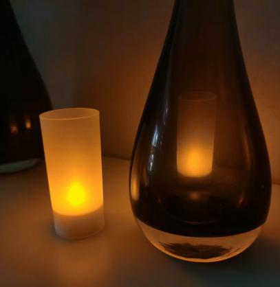 Rechargeable LED Candle TeaLight (Set of 12) - Flameless LED Candle Lights - Flickering Amber,Battery Operated/Powered Candles,No Wax No Mess, No Fire Risk, Windproof, Portable