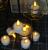 Inductive Rechargeable LED Tea Lights with Remote Control Function (12PCS Set), 50+ Hours Long Lasting, Flameless Rechargeable Candle Lights, Flickering Like a Real Candles