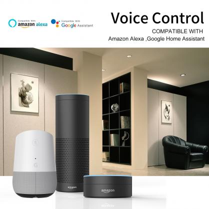 9W LED Smart Downlight, Voice Control, Music Sync, Group Control by Bluetooth-Mesh Technology, RGB+CCT ( selectable RGB & Correlated Color Temperature from 2700K to 6500K can reach up to 16 million multi-colors