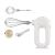 USB Rechargable Handheld Egg Beate,MINI Household Cordless Electric Hand Mixer with 2 Detachable Stir Whisks 4 Speed Modes,Baking At Home for Kitchen,Lightweight Portable
