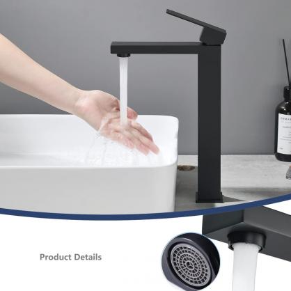 H31CM Bathroom Basin Faucet/Kitchen Sink Faucet, SUS304 Stainless Steel