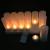 Remote Control Rechargeable LED Candle Tea Lights (Set of 12) - RGB Rainbow Color Changing, Flameless LED Candle Lights - Vivid Flickering Like Real Candles,Battery Operated/Powered Cand