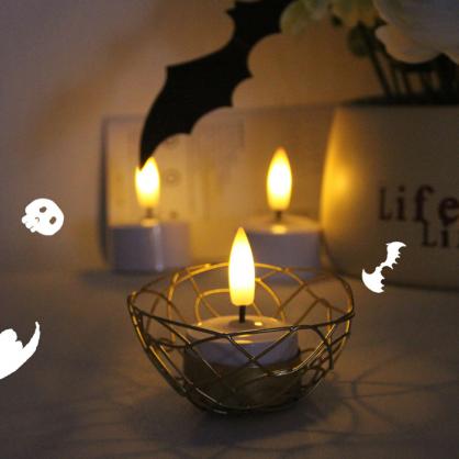 Remote Control Rechargeable LED Candle Tea Lights (Set of 6) - Flameless LED Candles - Vivid Flickering like real candles,Battery Operated/Powered Candles,No Wax No Mess, No Fire Risk