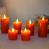 Φ5.0cm Battery Operated Electronic LED WAX Tealight Candle Set (6 Pack)