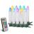 LED Flameless Taper Candles with Remote Control and Removable Clips,Flickering 4 Inches Birthday Candles,Set of 10 Warm White Candle for Christmas, Chandelier, Mini Wedding Taper Candles