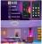 WIFI & Bluetooth Smart LED Strip Lights (IP20 Indoor Use), RGB Dimmable Color Changing Lights Strip with APP Control or 44-Key IR Remote Controller, Self-Adhesive Flexible 12V Bright LED Tape Light Kit for Home Party Holiday