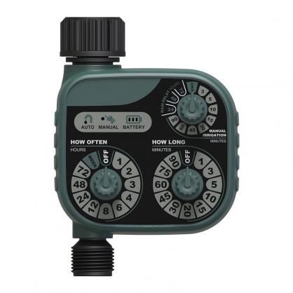 Water spray timer, 3-digital hose timer for watering, garden hose water timer, drip irrigation timer for hoses Programmable outdoor lawn with rain delay/manual/automatic watering system