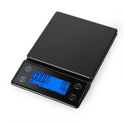 Digital Coffee Scale with Timer for Pour Over and Drip Coffee with 0.1 oz /1 g Increment to 3000g limited