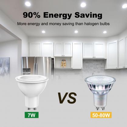 7W GU10 LED Bulb,630ml, 6500K