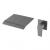 SUS304 Stainless Steel Wall Mounted Bathtub/Washbasin Faucet with waterfall effect wide water outlet, Single Handle for Hot and Cold Water Adjustment SUS304 Stainless Steel Wall Mounted Bathtub/Washbasin Faucet with waterfall effect wide water outlet, Single Handle for Hot and Cold Water Adjustment