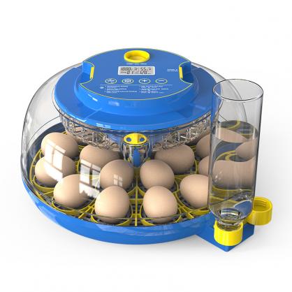 18-Egg Fully Automatic Incubator with Auto Egg Turner, Humidity Control, 360° Viewing Window and Built-in Egg Candler, Ideal for Home, Farm and Classroom Use, Supports Hatching Chicken, Duck, Quail, Turkey and Goose Eggs