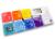7-Grid Electronic Pill Dispensers, Electronic Pill Boxes, Digital Pill Organizer, Electronic Pill Organizers, Weekly Pill Box with AM/PM Automatic Alarm Reminder, Portable 7-Day Travel Pill Dispenser