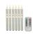Φ2.1cm * H15.5cm Battery Operated LED Taper Candles Lights (12PCS Pack), 2 x AA Batteries Operated (Not Included), Flameless Flickering Flame