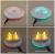 Inductive Rechargeable LED Candles (4PCS Set), Wireless Induction Flameless Flickering Tea Lights, Warm White Color, Battery Operated/Powered Electric Candles,No Wax No Mess, No Fire Risk, Windproof