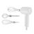 USB Rechargeable Handheld Egg Beater, Household Cordless Electric Hand Mixer with 2 Detachable Stir Whisks 4 Speed Modes,Baking At Home For Kitchen,Lightweight Portable