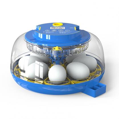 18-Egg Fully Automatic Incubator with Auto Egg Turner, Humidity Control, 360° Viewing Window and Built-in Egg Candler, Ideal for Home, Farm and Classroom Use, Supports Hatching Chicken, Duck, Quail, Turkey and Goose Eggs