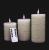 Φ8.0cm LED Pillar Candles with Copper wire lamp and Remote Controller (3PCS SET) -Operated by 2 * AA Batteries (Not Included) Electric Flameless Candles - Real Wax, 3D Wick, Realistic Flickering