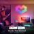 Hexagon Panel Light Set -RGB Hexagon LED Wall Lights with Smart APP Wifi & Bluetooth Remote Control & Music Sync for Halloween Decor, Gaming Decor (3/6/8/10/15/20 PCS Pack optional)