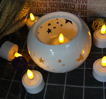 Inductive Rechargeable LED Tea Lights with Remote Control Function (12PCS Set), 50+ Hours Long Lasting, Flameless Rechargeable Candle Lights, Flickering Like a Real Candles