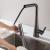 H43cm Kitchen Sink Faucets with Pull Down Sprayer (SUS304 Stainless Steel,3 Water Outlet Modes), Single Handle High Arc Pull Down Kitchen Faucet H43cm Kitchen Sink Faucets with Pull Down Sprayer (SUS304 Stainless Steel,3 Water Outlet Modes), Single Handle High Arc Pull Down Kitchen Faucet