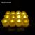 Φ3.6cm * H3.7cm LED Tea Light Candles with Timer function (12PCS Pack) - Operated By CR2032 Button Battery (Battery is Included) - Lighting up to 90 hours