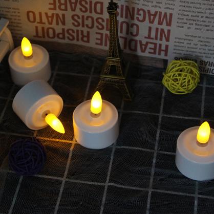 Inductive Rechargeable LED Tea Lights with Remote Control Function (12PCS Set), 50+ Hours Long Lasting, Flameless Rechargeable Candle Lights, Flickering Like a Real Candles