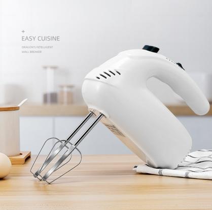 Handmixer Electric Handheld - 7 Adjustable Speed Portable Kitchen Mixer Electric with 4 Stainless Steel Accessories Whisk, Food Beater for Whipping Mixing Cookies Cakes Eggs Dough