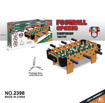 51cm*44cm*17.5cm Tabletop Football Table- Portable Mini Table Football / Soccer Game Set with Two Balls and Score Keeper for Adults and Kids