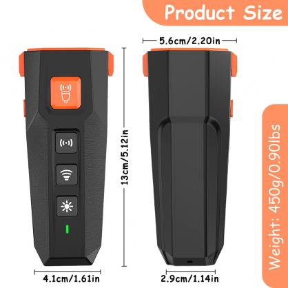 Dog Bark Deterrent Device,Anti-Bark Devices for Dogs,No More Barks Dog Training Tool-Most Effective Dog Behavior Aid- Barking Eliminator Indoor/Outdoor, Dog Silencer/Behavior Corrector