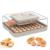 56-Egg Automatic Incubator with Auto Egg Turner, Temperature & Humidity Control, LED Egg Candler, Hatch Day Timer, for Chicken, Duck, Goose, Quail & Parrot Eggs