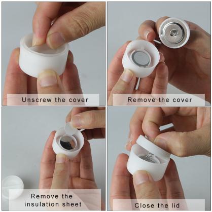 Φ3.6cm * H3.5cm LED Tea Light Candles (25PCS Pack) - Operated By CR2032 Button Battery (Battery is Included) - Lighting up to 70 hours