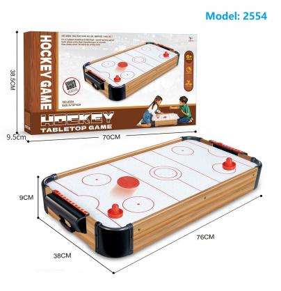 Portable Table Top Mini Wooden Air Hockey Game, with 2 Strikers and 2 Pucks, Mini Air Hockey, Table Top Air Hockey, Mini Air Hockey Table, Tabletop Air Hockey Game