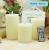 Φ8.0cm LED Flameless RGB Color Changing Candles (3PCS SET) - Battery Operated Electric LED Pillar Candles with Remote Control 4H/8H Setting & Cycling 24 Hours Timer -3D Wick, Realistic Flickering, Vivid Christmas/Festival/Party Decorative Candle Sets