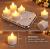 Inductive Rechargeable LED Candle TeaLight (6PCS SET) - Wireless Indudction Flameless LED Candle Lights - Flickering Amber,Battery Operated/Powered Candles,No Wax No Mess, No Fire Risk